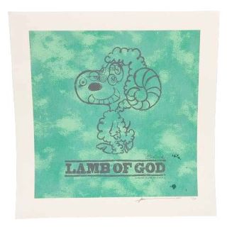 アザー(other)のLAMB OF GOD 細川雄太 版画 直筆EDサイン 100枚限定 同梱不可(版画)