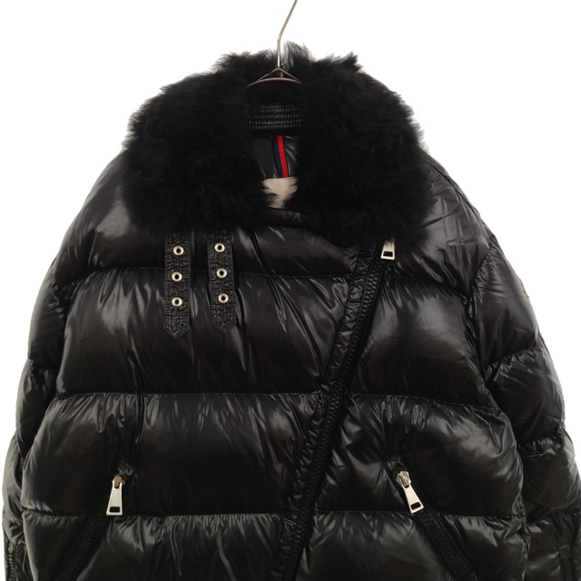 MONCLER(モンクレール)のMONCLER モンクレール FOULQUE GIUBBOTTO フォーク ダウンコート アルパカ ブラック 1 D20934639515 68950 メンズのジャケット/アウター(フライトジャケット)の商品写真