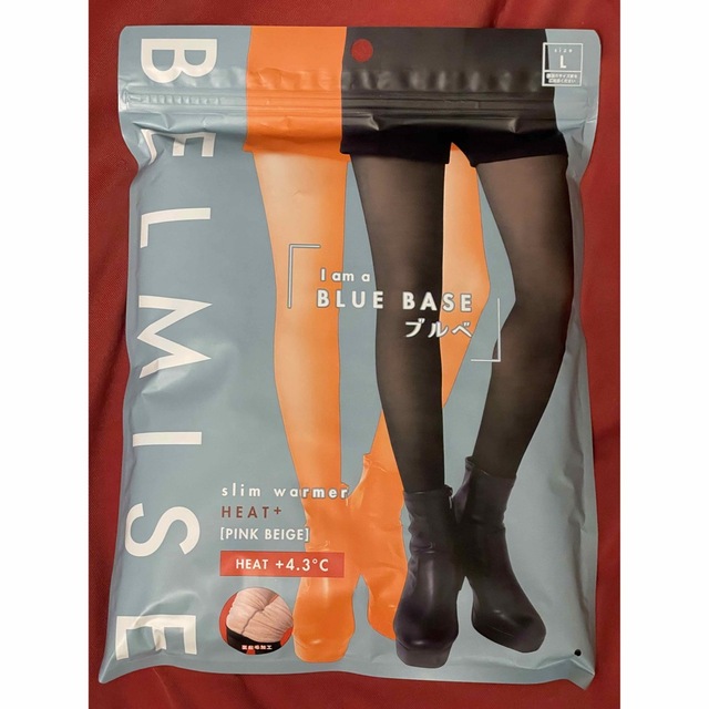 BELMISE ベルミス　ヒート＋　ブルベ　L 値下げ中 レディースのレッグウェア(タイツ/ストッキング)の商品写真