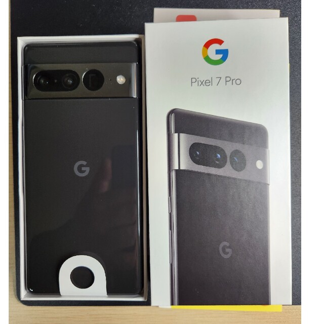 新品  Google Pixel 7 Pro 128GB Obsidian 本体