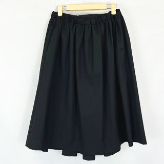 コムデギャルソン(COMME des GARCONS)のCOMME des GARCONS GIRL  ウール フレアスカート 黒 S(ひざ丈スカート)