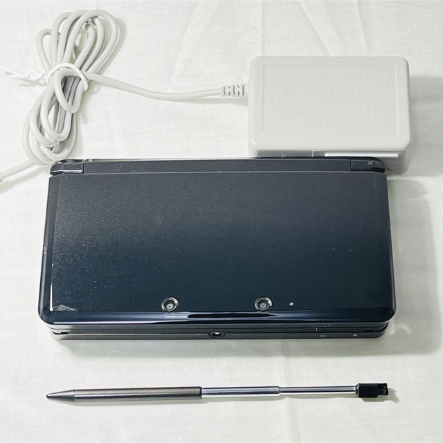 3DS コスモブラック　専用タッチペン・充電器　動作確認済 006