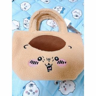 ハチワレ ぱっつん ボア トートバッグ しまむら ちいかわ もこもこ