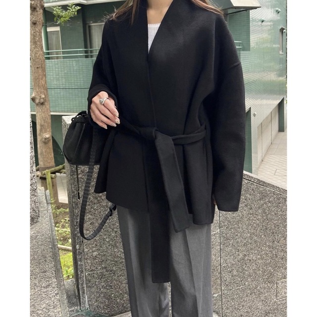 【 Na.e 】  Allure Coat_Black   na.e ナエ