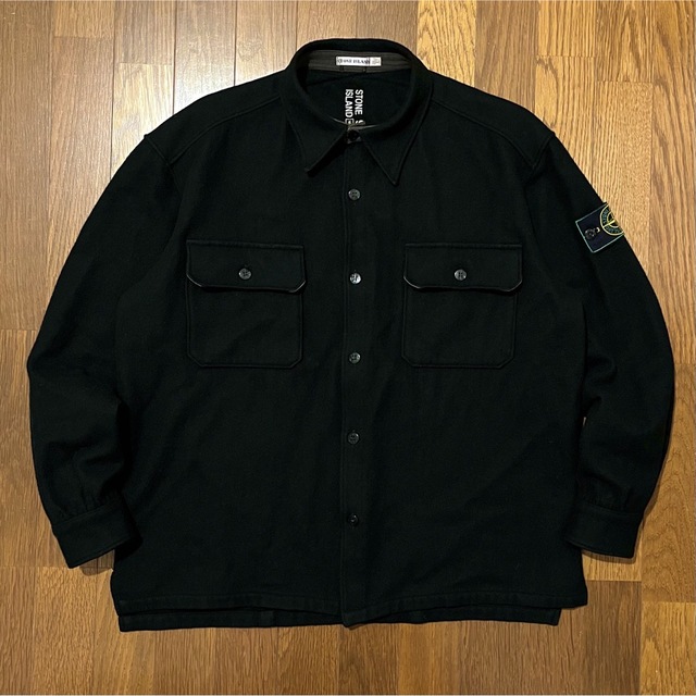 STONE ISLAND - 激レア!90's STONE ISLAND “WOOL OVERSHIRT” の STONE ISLAND - 激レア!90's STONE ISLAND “WOOL OVERSHIRT” の