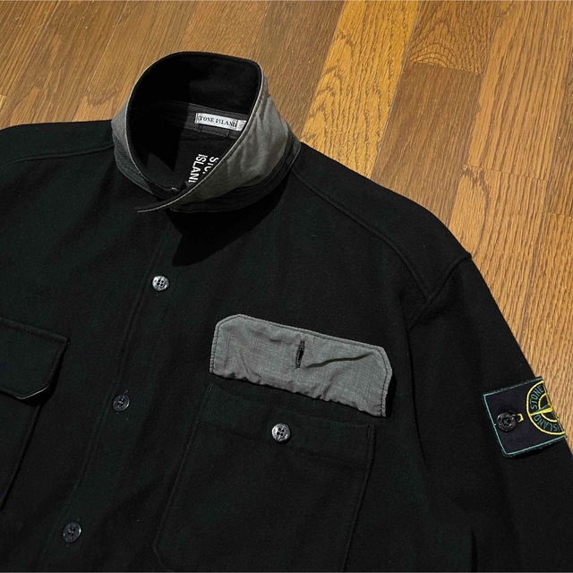 STONE ISLAND - 激レア!90's STONE ISLAND “WOOL OVERSHIRT” の STONE ISLAND - 激レア!90's STONE ISLAND “WOOL OVERSHIRT” の