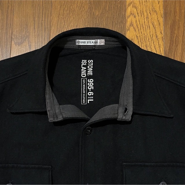 STONE ISLAND - 激レア!90's STONE ISLAND “WOOL OVERSHIRT” の STONE ISLAND - 激レア!90's STONE ISLAND “WOOL OVERSHIRT” の