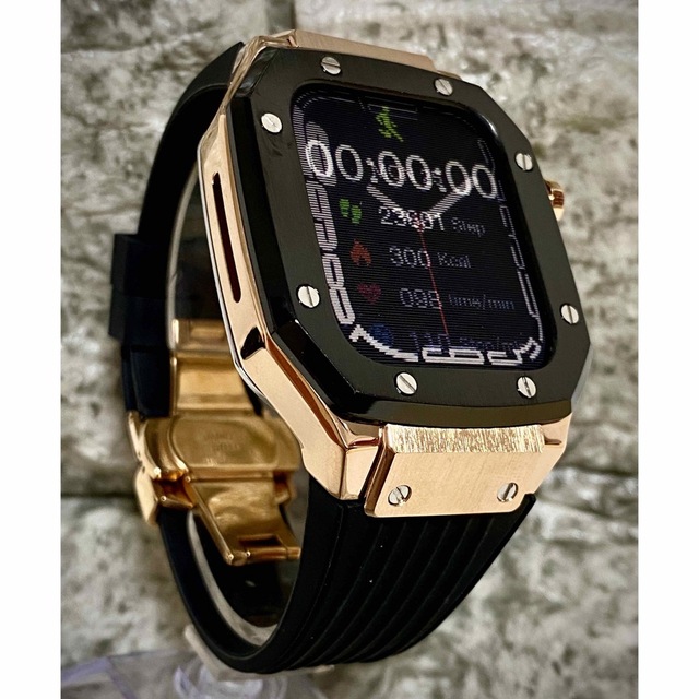 アップルウォッチカスタム メンズの時計(ラバーベルト)の商品写真