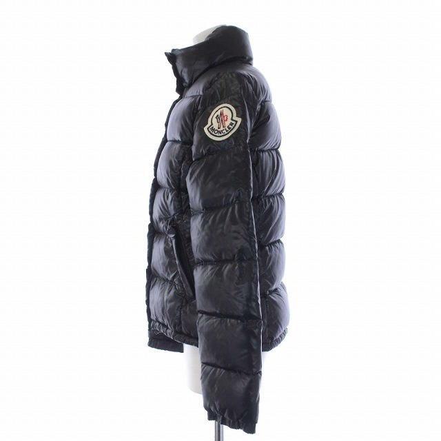 MONCLER(モンクレール)のモンクレール CLAIRE ダウンジャケット ワッペン 0 XS 黒 46313 レディースのジャケット/アウター(ダウンジャケット)の商品写真