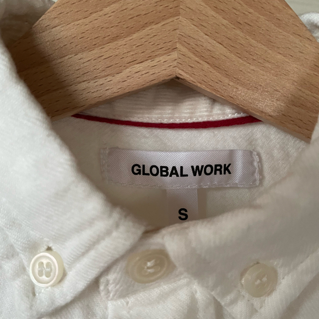 GLOBAL WORK(グローバルワーク)のGLOBAL WORK フランネルシャツ オフホワイト キッズ/ベビー/マタニティのキッズ服男の子用(90cm~)(ブラウス)の商品写真