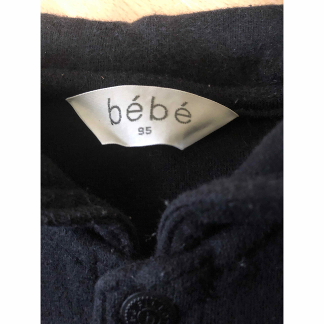 BeBe(ベベ)のキッズ　95 黒上下セット　BeBe キッズ/ベビー/マタニティのキッズ服男の子用(90cm~)(ジャケット/上着)の商品写真