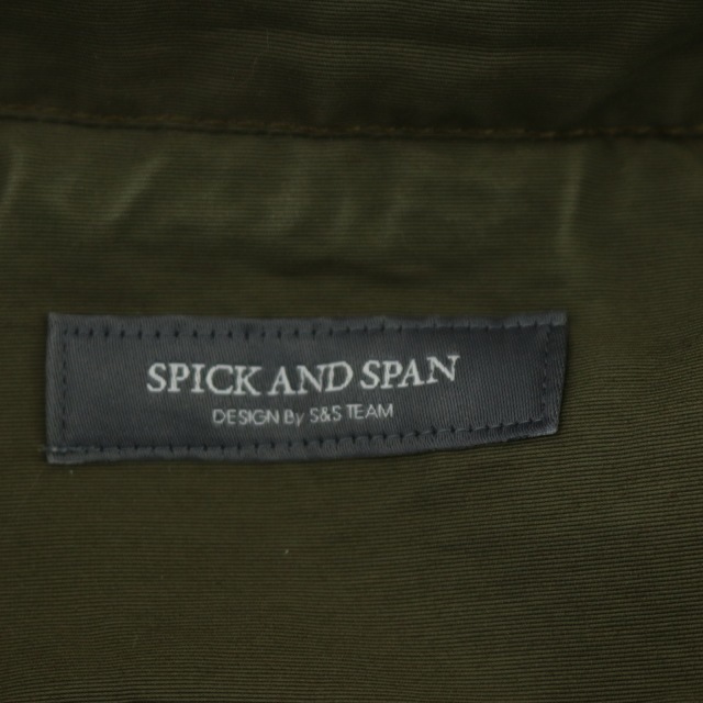 配送 spick&span グログランフーディブルゾン マウンテンパーカー www