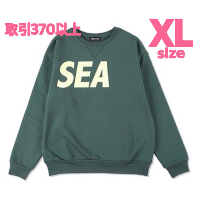 WIND AND SEA Crew neck Green XLサイズ