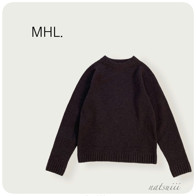 MHL. マーガレットハウエル . シェットウール プルオーバー ニット