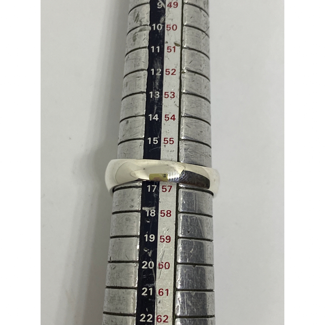陰陽　オーバル　シルバー925 強運　風水　勾玉　印台　銀　指輪　16号bをお5 メンズのアクセサリー(リング(指輪))の商品写真