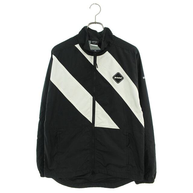 エフシーアールビー STAND COLLAR STRIPE JACKET FCRB-178004 ナイロンスパイラルブルゾン メンズ L