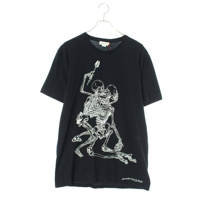 アレキサンダーマックイーン 20SS 624170 QPZ60 スカルプリントTシャツ