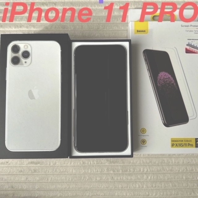 【国産】 iPhone - iPhone11PRO 64GB ホワイト スマートフォン本体