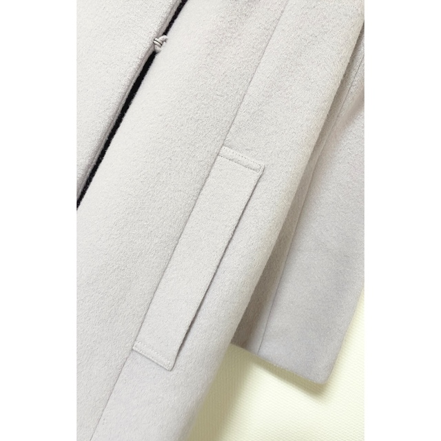 Rirandture(リランドチュール)の Rirandture 裾フレアAラインコート ファー付き レディースのジャケット/アウター(ロングコート)の商品写真