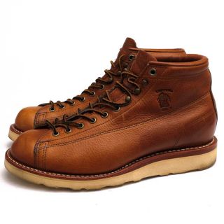 チペワ(CHIPPEWA)のチペワ／CHIPPEWA ワークブーツ シューズ 靴 メンズ 男性 男性用レザー 革 本革 ブラウン 茶  91074 TOBACCO WARLOCK LACE TO TOE モンキーブーツ Vibramソール 定番 グッドイヤーウェルト製法(ブーツ)