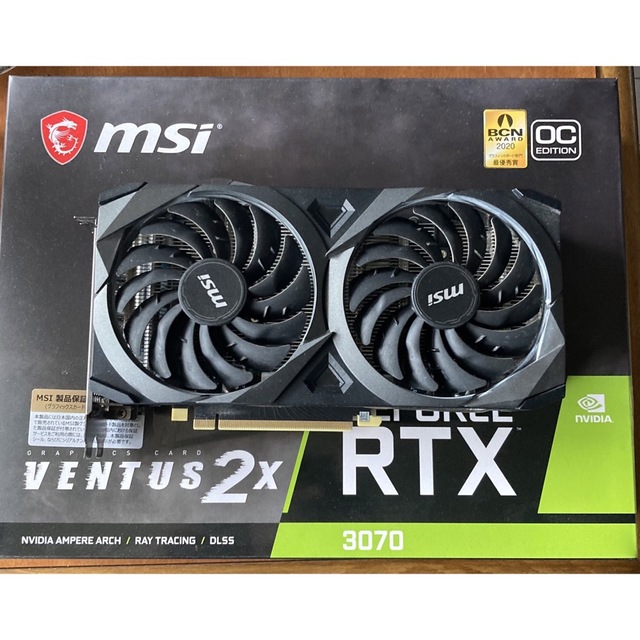 msi GeFroce rtx 3070のサムネイル