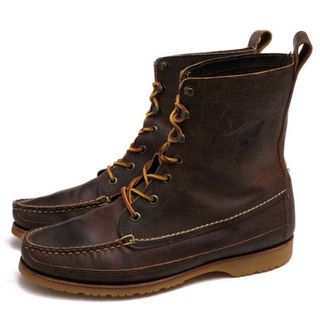 レッドウィング(REDWING)のレッドウィング／RED WING ワークブーツ シューズ 靴 メンズ 男性 男性用レザー 革 本革 ダークブラウン 茶 ブラウン  9153 WABASHA BOOT ワバシャ モカシン Vibramソール(スリッポン/モカシン)