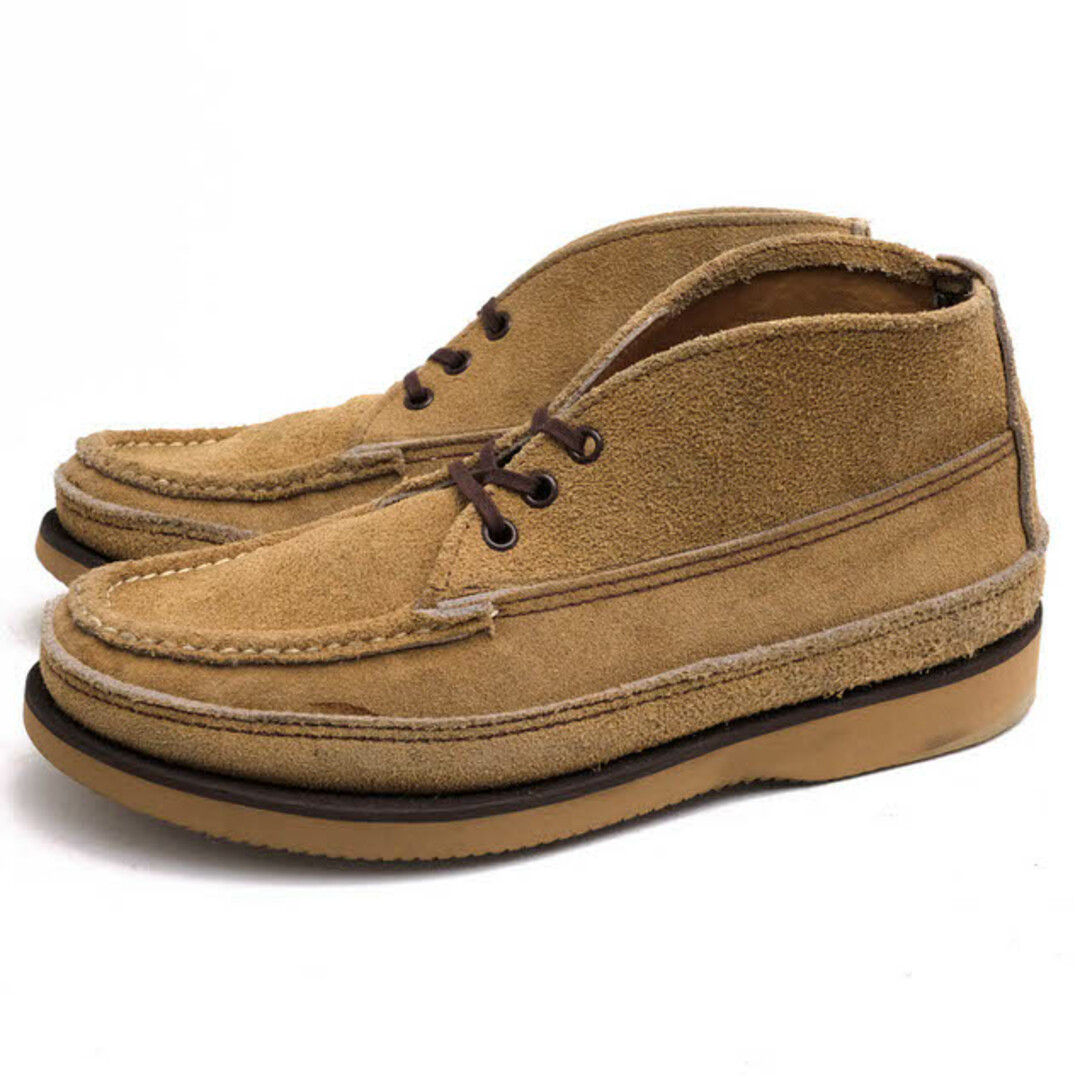 RUSSELL MOCCASIN(ラッセルモカシン)のラッセルモカシン／Russell Moccasin チャッカブーツ シューズ 靴 メンズ 男性 男性用スエード スウェード レザー 革 本革 ベージュ  スポーティングクレイチャッカ SPORTING CLAYS CHUKKA BOOTS フレックスソール  モカシン Vibramソール 定番 メンズの靴/シューズ(スリッポン/モカシン)の商品写真