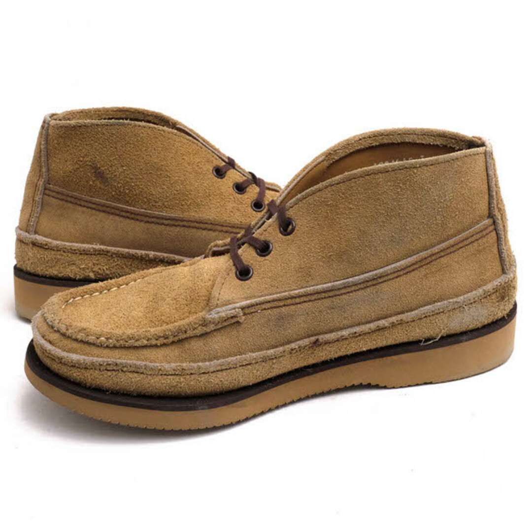 RUSSELL MOCCASIN(ラッセルモカシン)のラッセルモカシン／Russell Moccasin チャッカブーツ シューズ 靴 メンズ 男性 男性用スエード スウェード レザー 革 本革 ベージュ  スポーティングクレイチャッカ SPORTING CLAYS CHUKKA BOOTS フレックスソール  モカシン Vibramソール 定番 メンズの靴/シューズ(スリッポン/モカシン)の商品写真