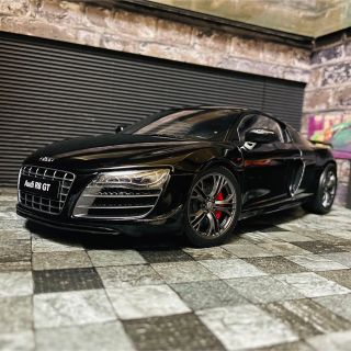 アウディ(AUDI)の1/18 京商 アウディ R8 GT ファントムブラック(ミニカー)