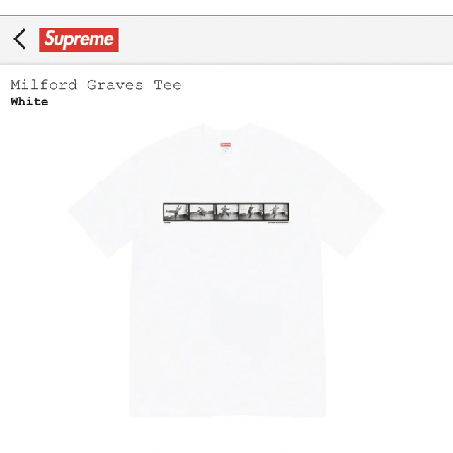 Supreme - Supreme/Milford Graves Teeの通販 by 雄一郎's shop ...