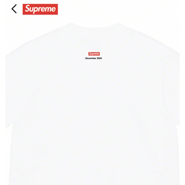 Supreme(シュプリーム)のsupreme Cigarette Tee  White 白　M シガレット メンズのトップス(Tシャツ/カットソー(半袖/袖なし))の商品写真