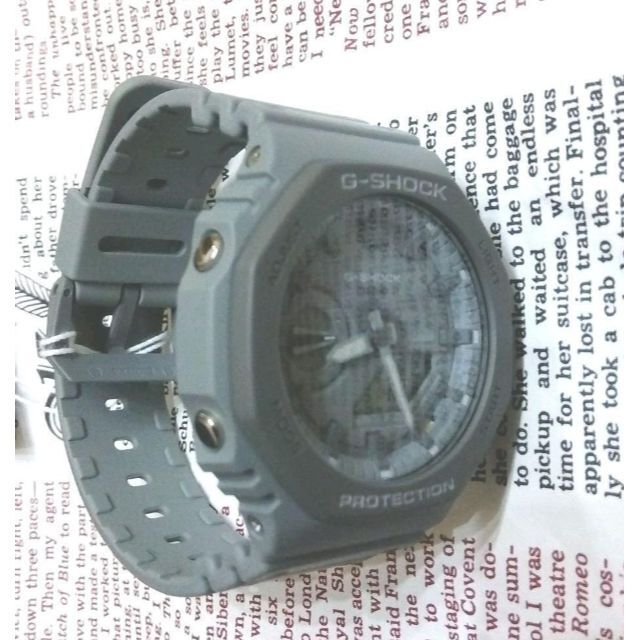 G-SHOCK(ジーショック)の新品未使用　G-SHOCK CASIO　GA-2110ET マットグレーカラー メンズの時計(腕時計(デジタル))の商品写真