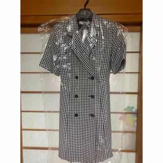 sheller シェリエ クラシカルジャケットドレス チェック の通販 by