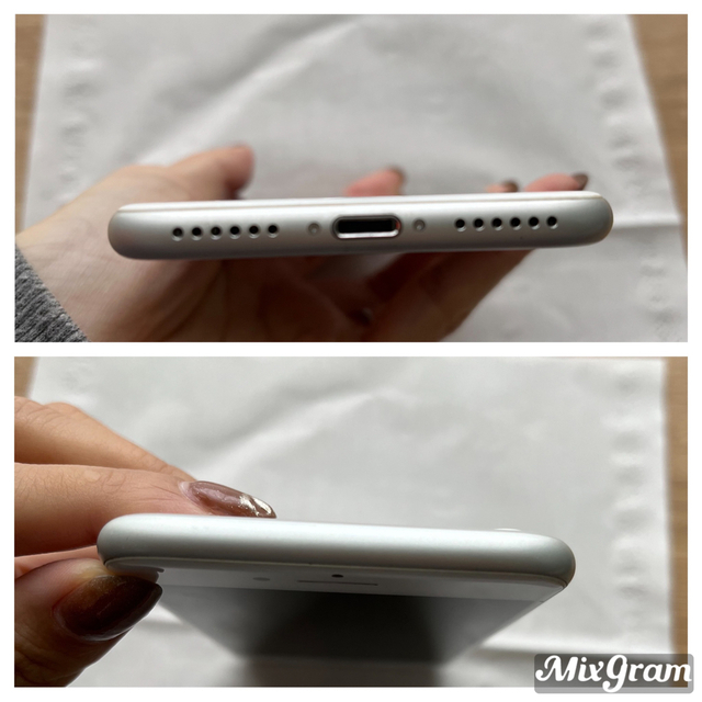 iPhone(アイフォーン)のiPhone 7 シルバー　silver 32 GB 本体のみ　SIMフリー スマホ/家電/カメラのスマートフォン/携帯電話(スマートフォン本体)の商品写真