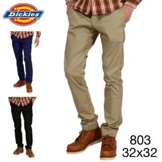 ディッキーズ(Dickies)のディッキーズ Dickies 803 ツイルスリムスキニーパンツ新品 32x32(チノパン)