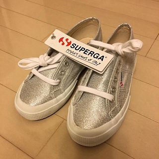 スペルガ(SUPERGA)の【ryumama様専用】未使用 スペルガ シルバー ラメ 36(スニーカー)