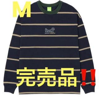 ハフ(HUF)のHUF DROP OUT STRIPE CREW Tシャツ長袖M 最安(Tシャツ(長袖/七分))