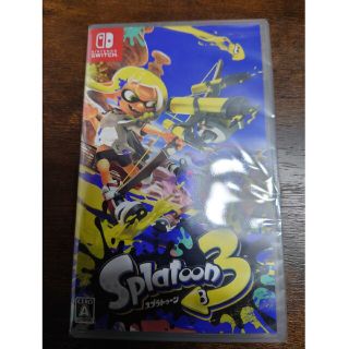 ニンテンドースイッチ(Nintendo Switch)のスプラトゥーン３　新品(家庭用ゲームソフト)