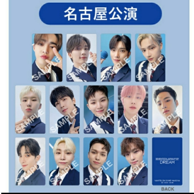 SEVENTEEN セブチ DREAM 大阪ドーム 来場者限定特典 セミ コンプ