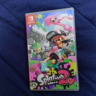 ニンテンドースイッチ(Nintendo Switch)のスプラトゥーン2　任天堂(携帯用ゲームソフト)