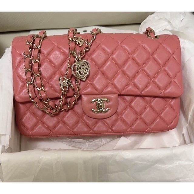 ☆鮮やかなピンク☆CHANEL マトラッセ ピンク CHANEL - 新品シャネル マトラッセ ピンク ショルダーバッグの