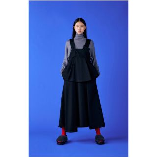 エンフォルド(ENFOLD)のタグ付新品未使用　エンフォルド　LAYERED JUMPER SKIRT(ロングワンピース/マキシワンピース)