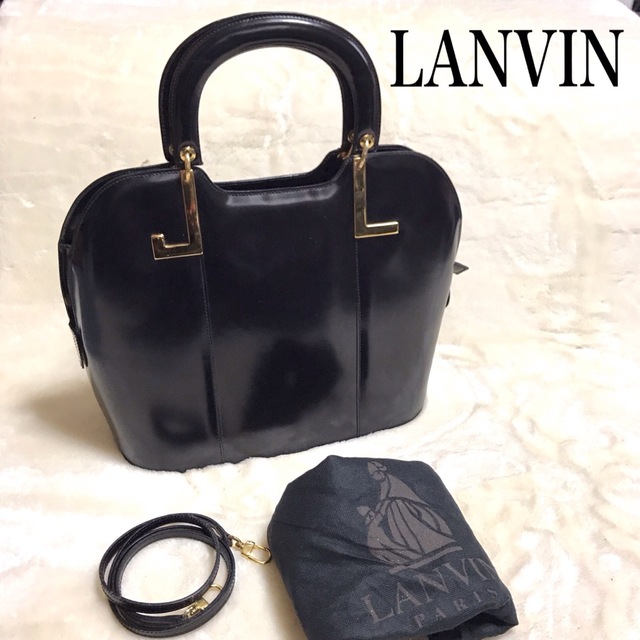 美品 LANVIN ランバン・モダンフィール ヴィンテージ 2WAY バッグ