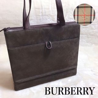 バーバリー(BURBERRY)の美品 希少モデル BURBERRY バーバリー ショルダーバッグ スエード 本革(ショルダーバッグ)