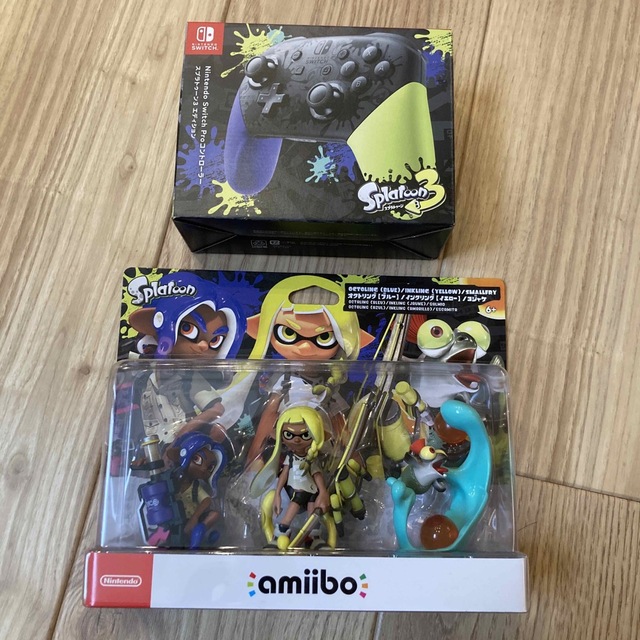 switchスプラトゥーン3 プロコン アミーボ トリプルセット - www