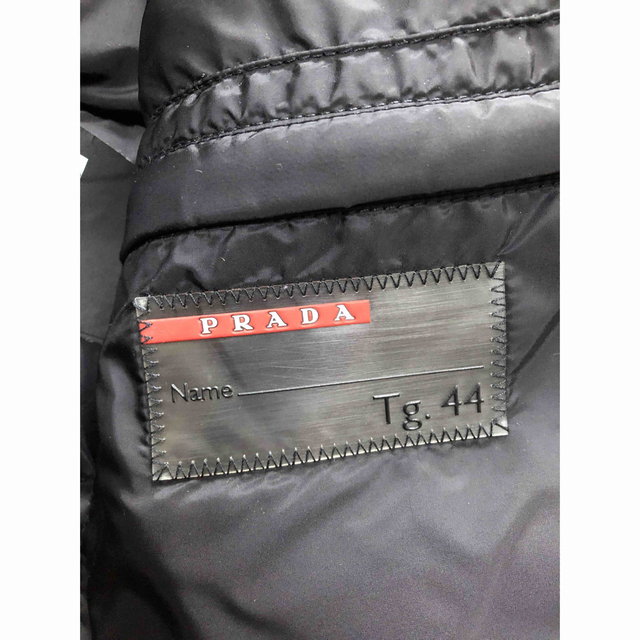 PRADA メンズダウン ブラック サイズ44