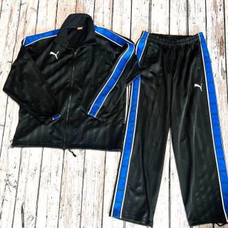 プーマ(PUMA)の匿名配送　プーマ　PUMA ジャージ　XL プージャー　ブルー　セットアップ(ジャージ)