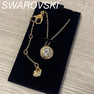 スワロフスキー(SWAROVSKI)のSWAROVSKI ネックレス　ゴールド(ネックレス)