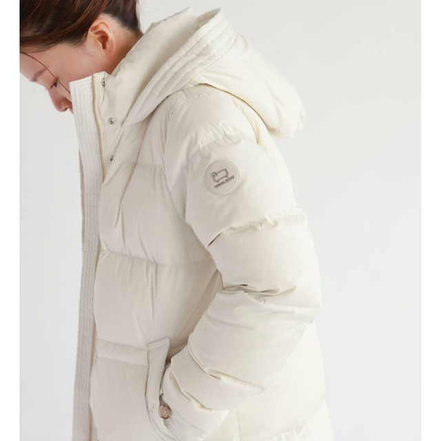 激安ブランド IENA【WOOLRICH】ALSEA - WOOLRICH PUFFY ホワイト PARKA