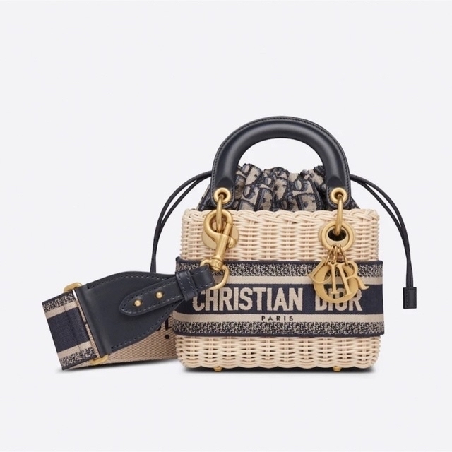 超ポイント祭?期間限定】 Christian Dior ミニバッグ DIOR LADY